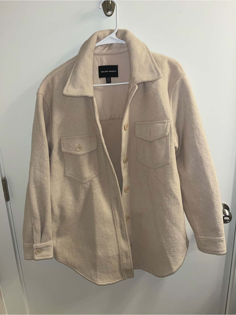 Hilary Radley Cream Shacket